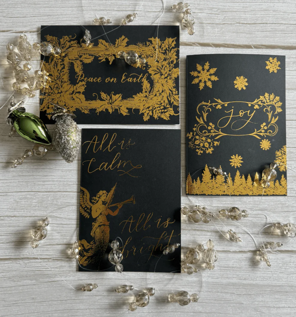 Tinsel IOD Foil Transfer 8x12 Pad by Iron Orchid Designs