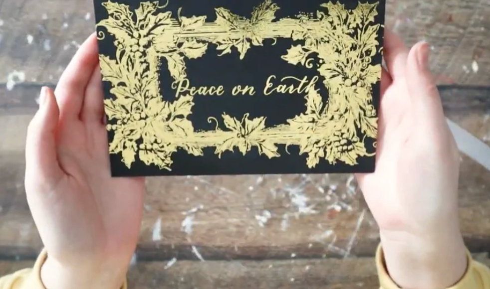 Tinsel IOD Foil Transfer 8x12 Pad by Iron Orchid Designs