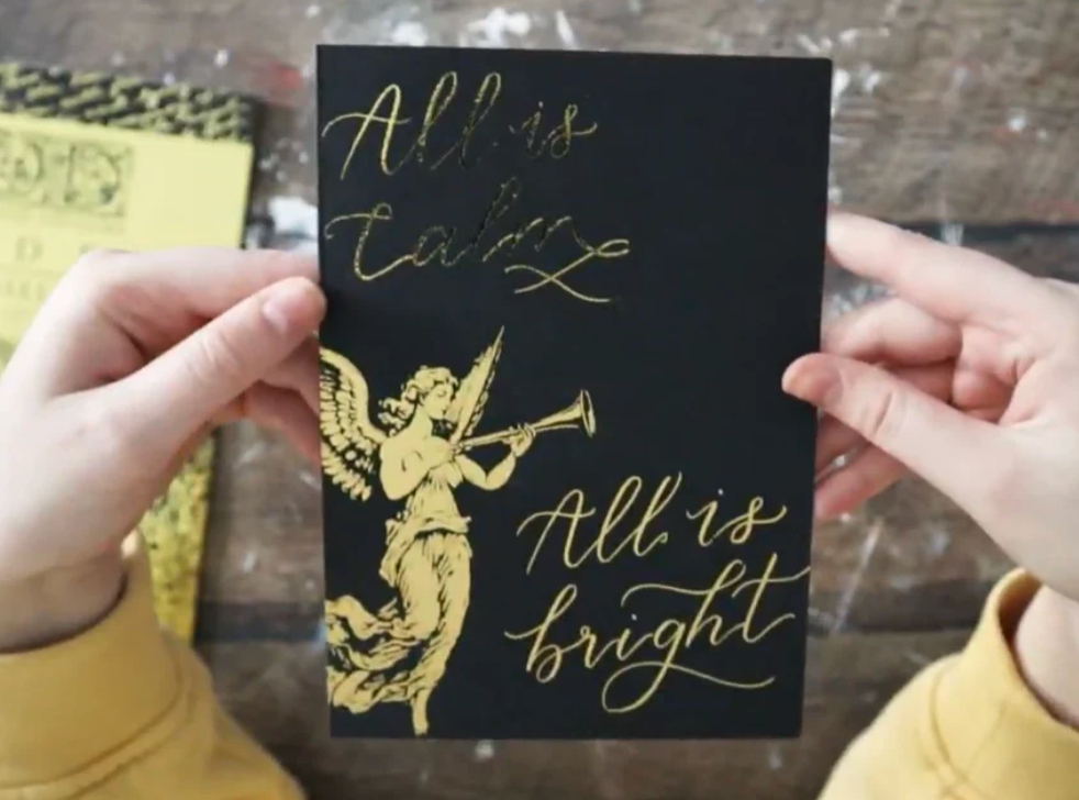 Tinsel IOD Foil Transfer 8x12 Pad by Iron Orchid Designs