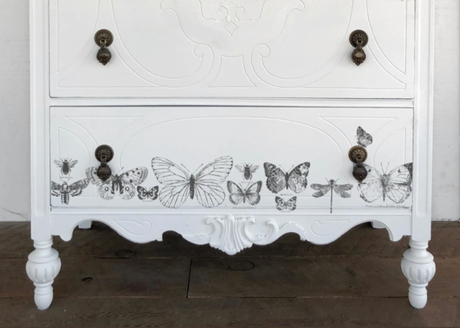 Butterflies 12x12 IOD Decor Stamp by Iron Orchid Designs