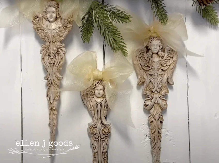Angelic Tapers 6x10 IOD Mould by Iron Orchid Designs