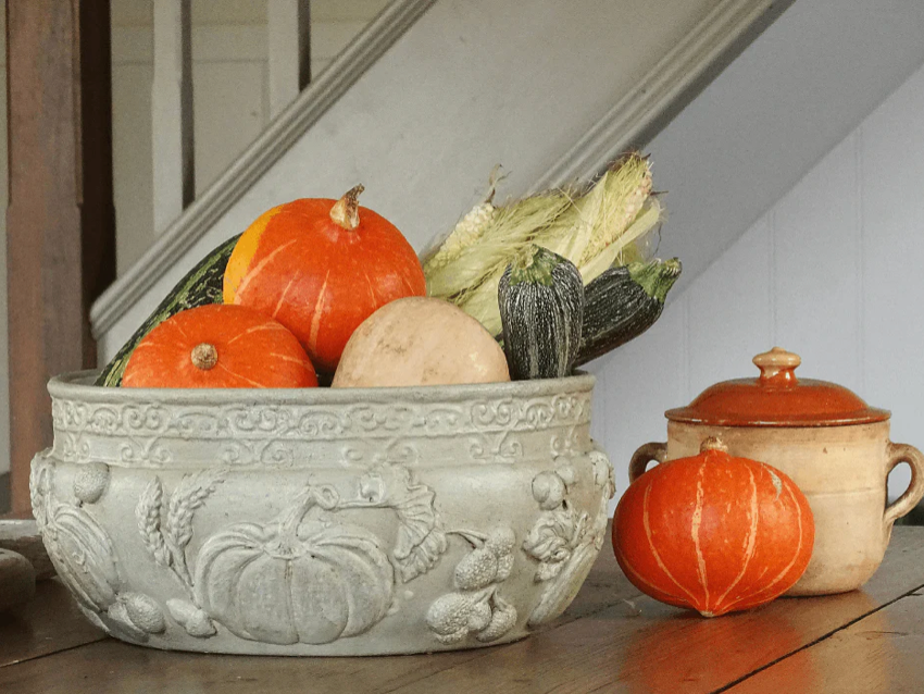 Autumn Cottage 6x10 IOD Mould by Iron Orchid Designs