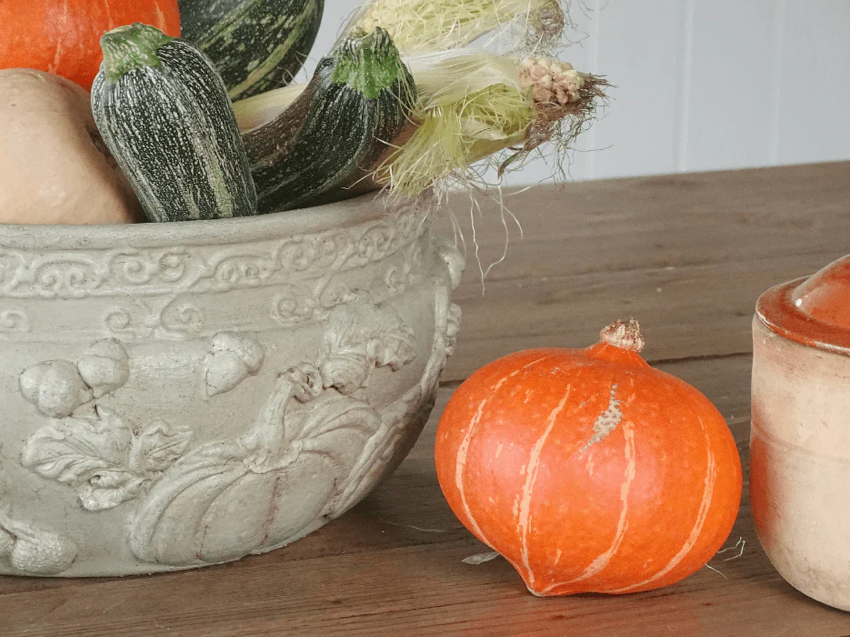 Autumn Cottage 6x10 IOD Mould by Iron Orchid Designs