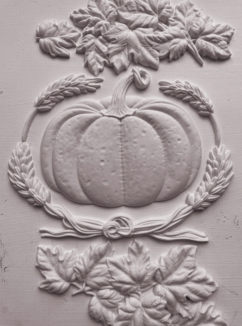 Autumn Cottage 6x10 IOD Mould by Iron Orchid Designs