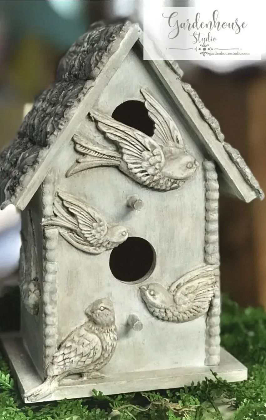 Birdsong 6x10 IOD Mould by Iron Orchid Designs