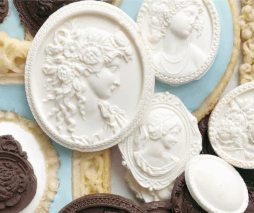 Cameos 6x10 IOD Mould by Iron Orchid Designs