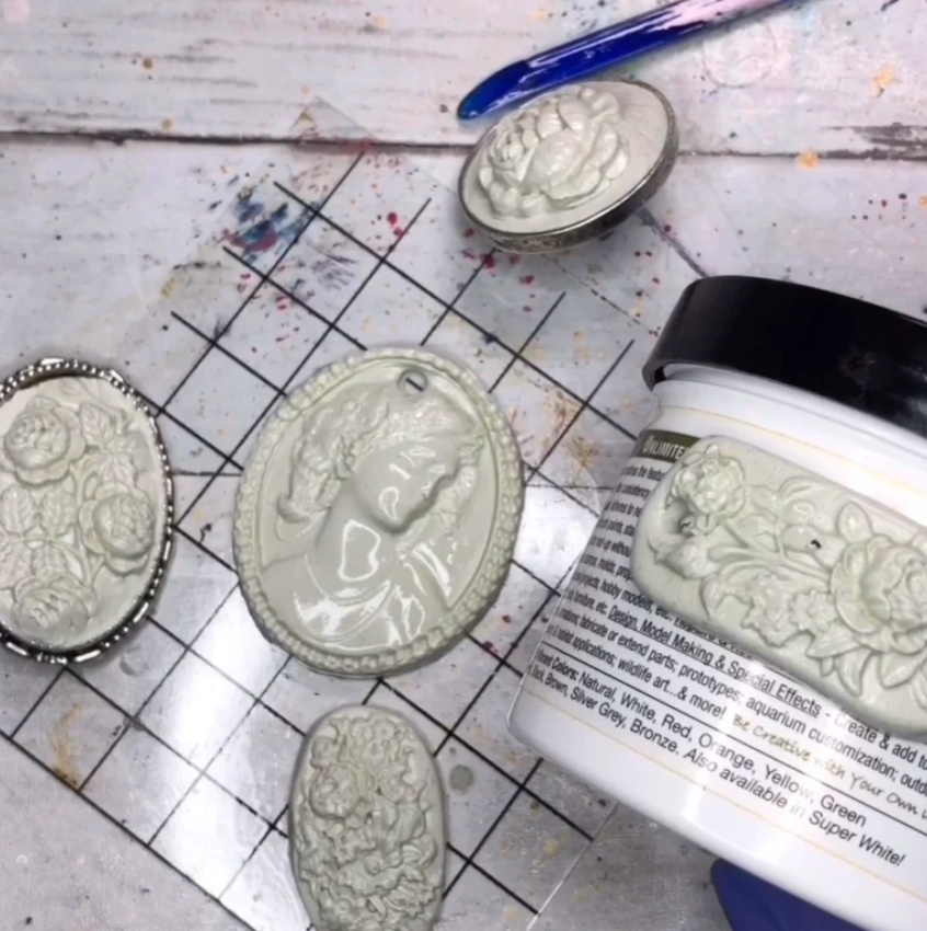 Cameos 6x10 IOD Mould by Iron Orchid Designs