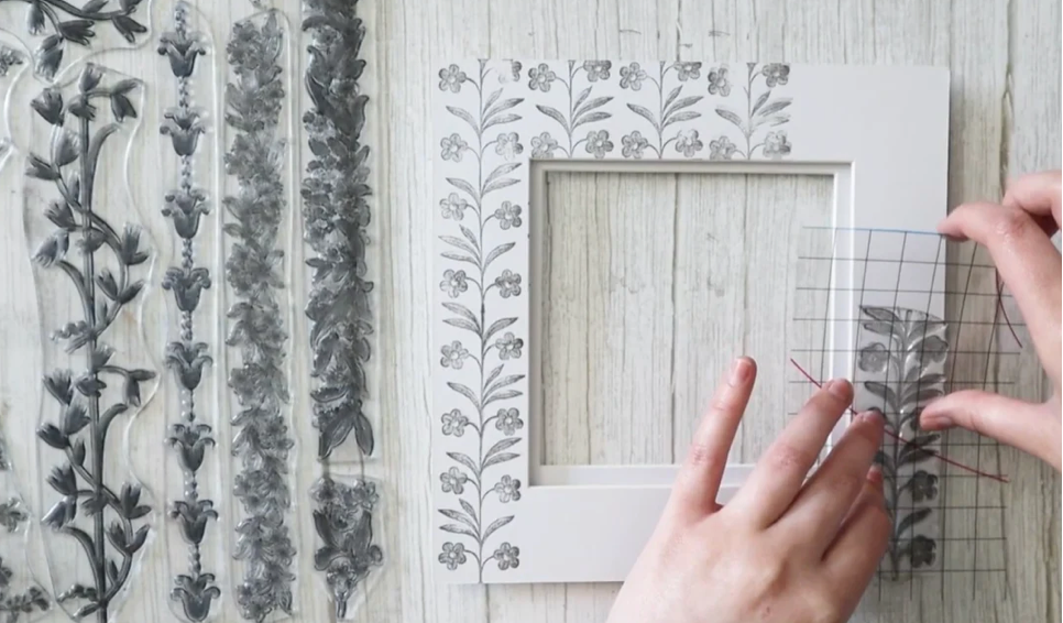 Flora & Vine 12x12 IOD Decor Stamp by Iron Orchid Designs