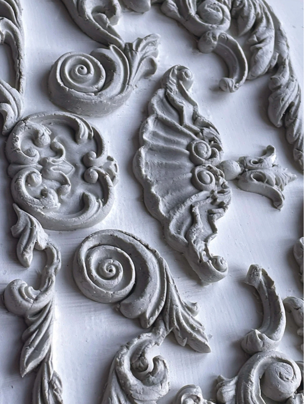 Dainty Flourishes 6x10 IOD Mould by Iron Orchid Designs