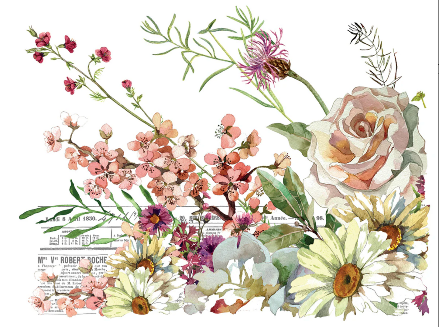 Elysium IOD Transfer 12x16 Pad by Iron Orchid Designs