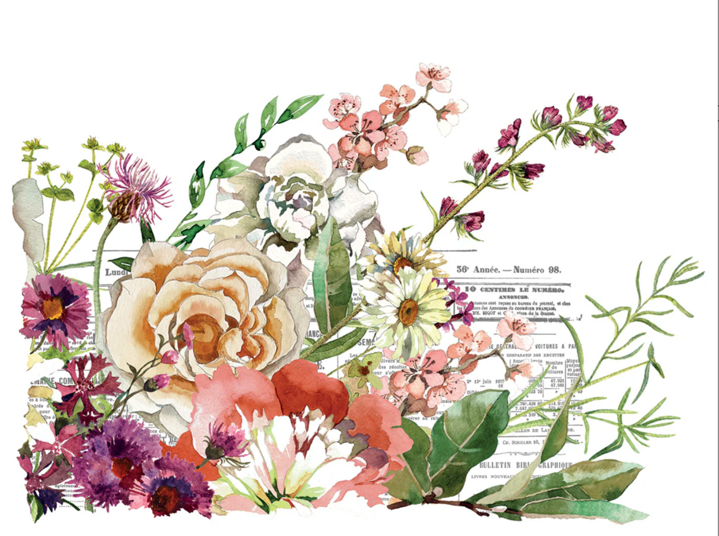 Elysium IOD Transfer 12x16 Pad by Iron Orchid Designs
