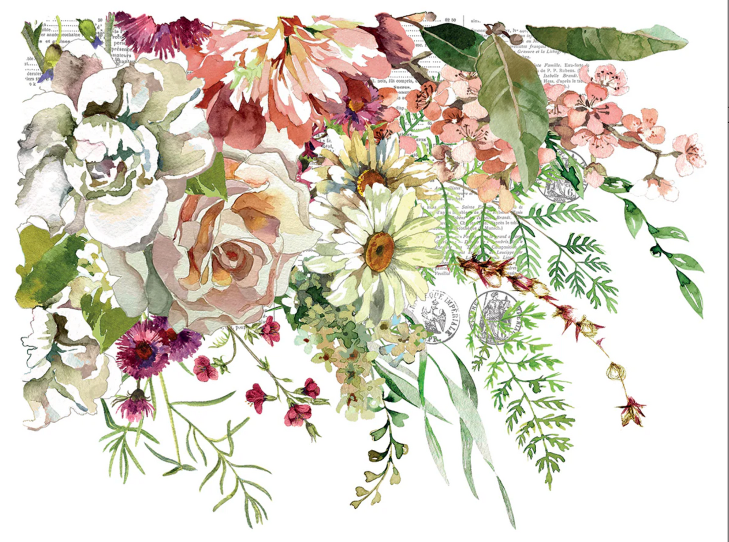Elysium IOD Transfer 12x16 Pad by Iron Orchid Designs