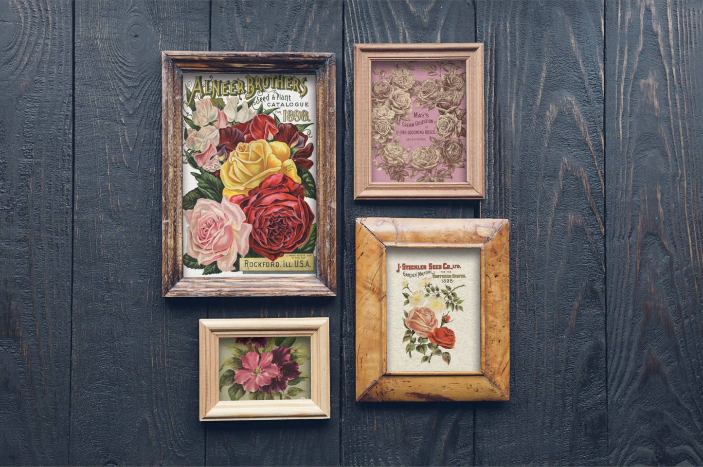 Seed Catalogue IOD Transfer 8x12 Pad by Iron Orchid Designs