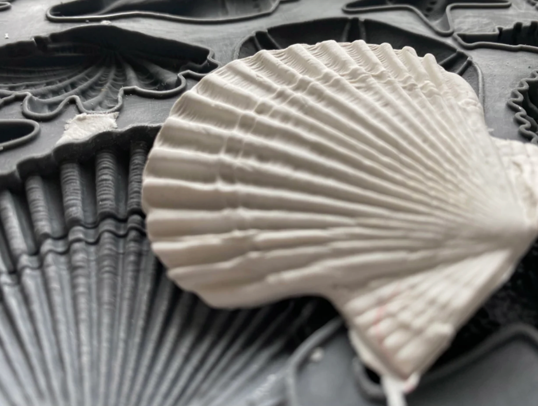 Sea Shells 6x10 IOD Mould by Iron Orchid Designs