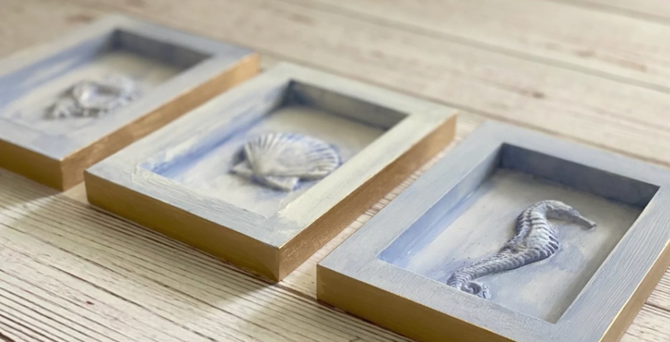 Sea Shells 6x10 IOD Mould by Iron Orchid Designs