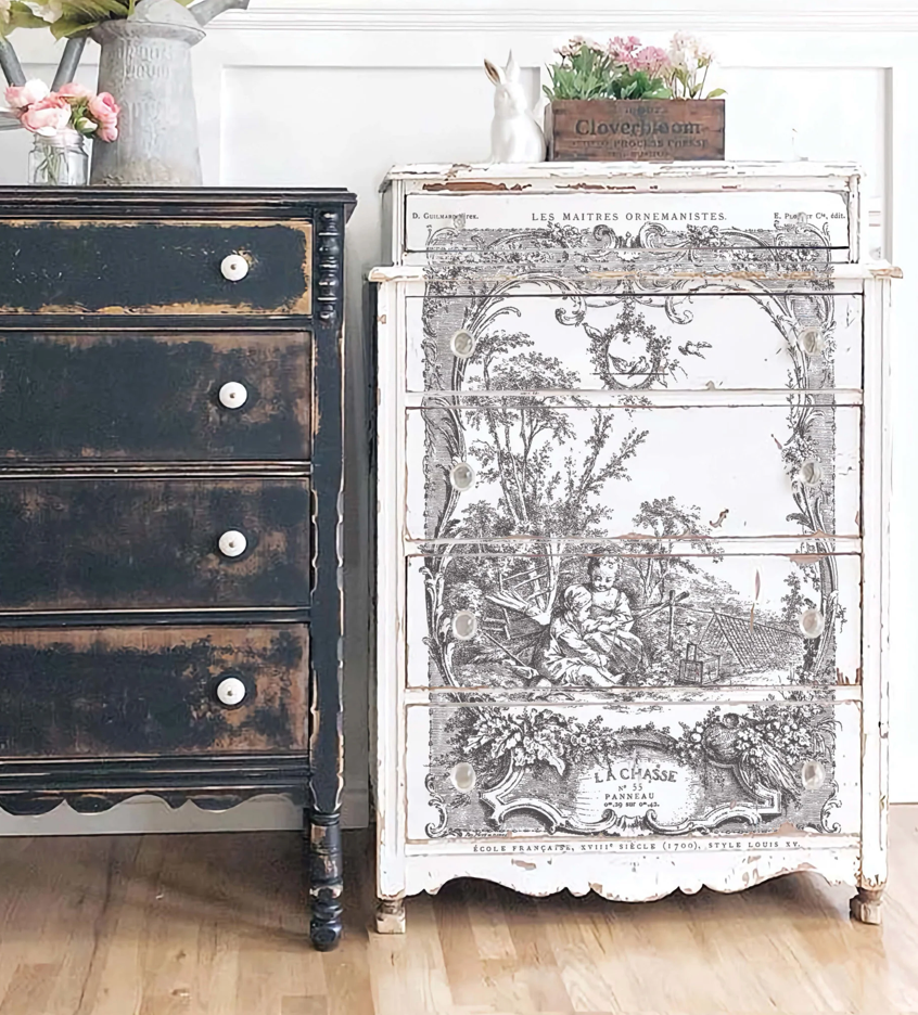 La Chasse IOD Paint Inlay 12x16 Pad by Iron Orchid Designs