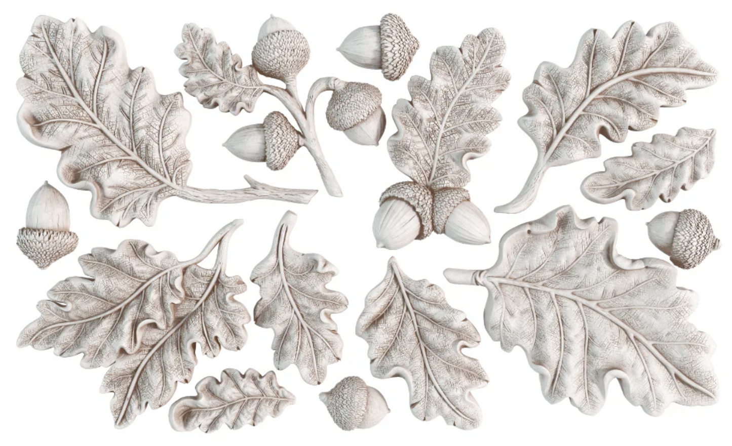Oak Leaves & Acorns 6x10 IOD Mould by Iron Orchid Designs
