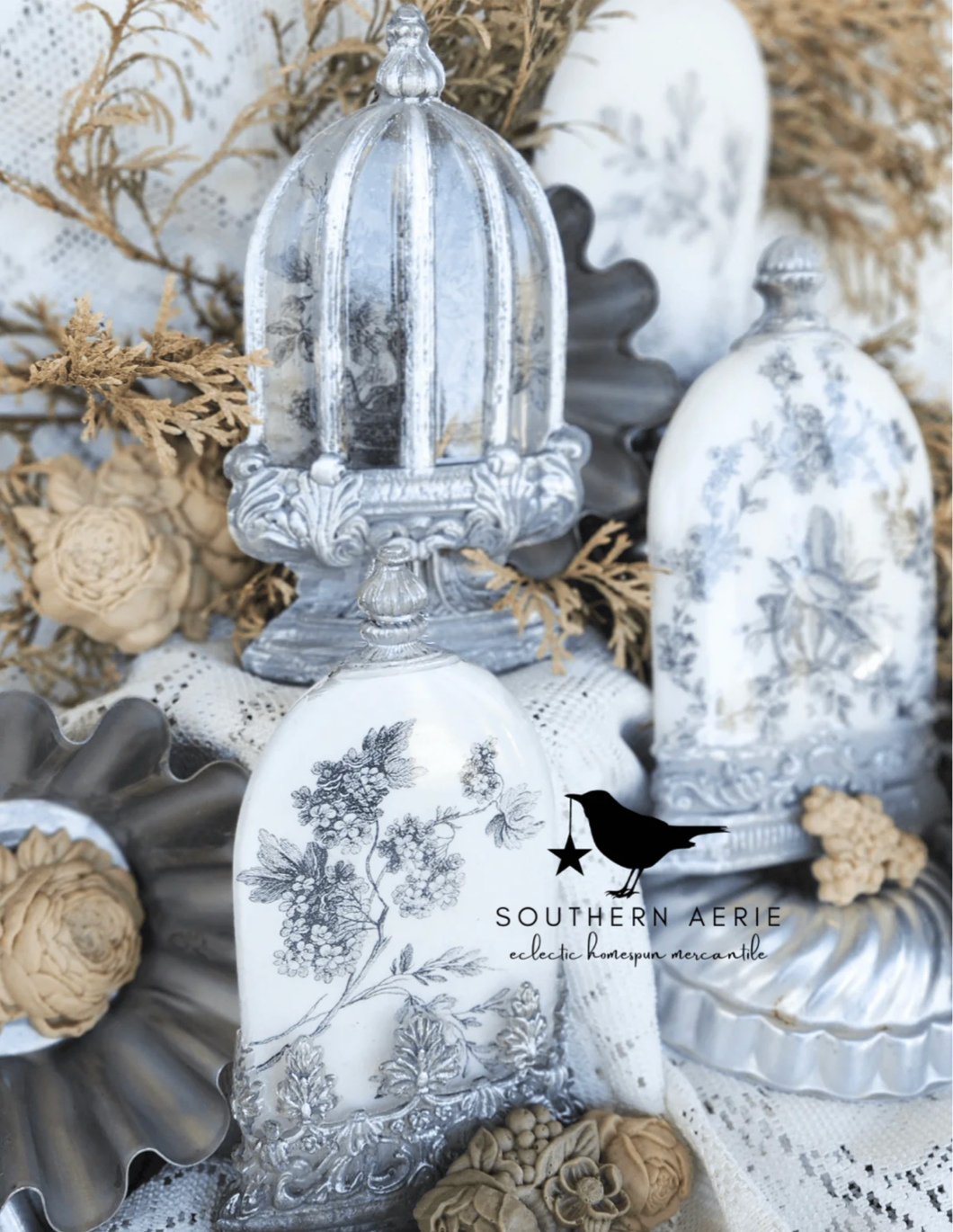 Les Cloches 6x10 IOD Mould by Iron Orchid Designs