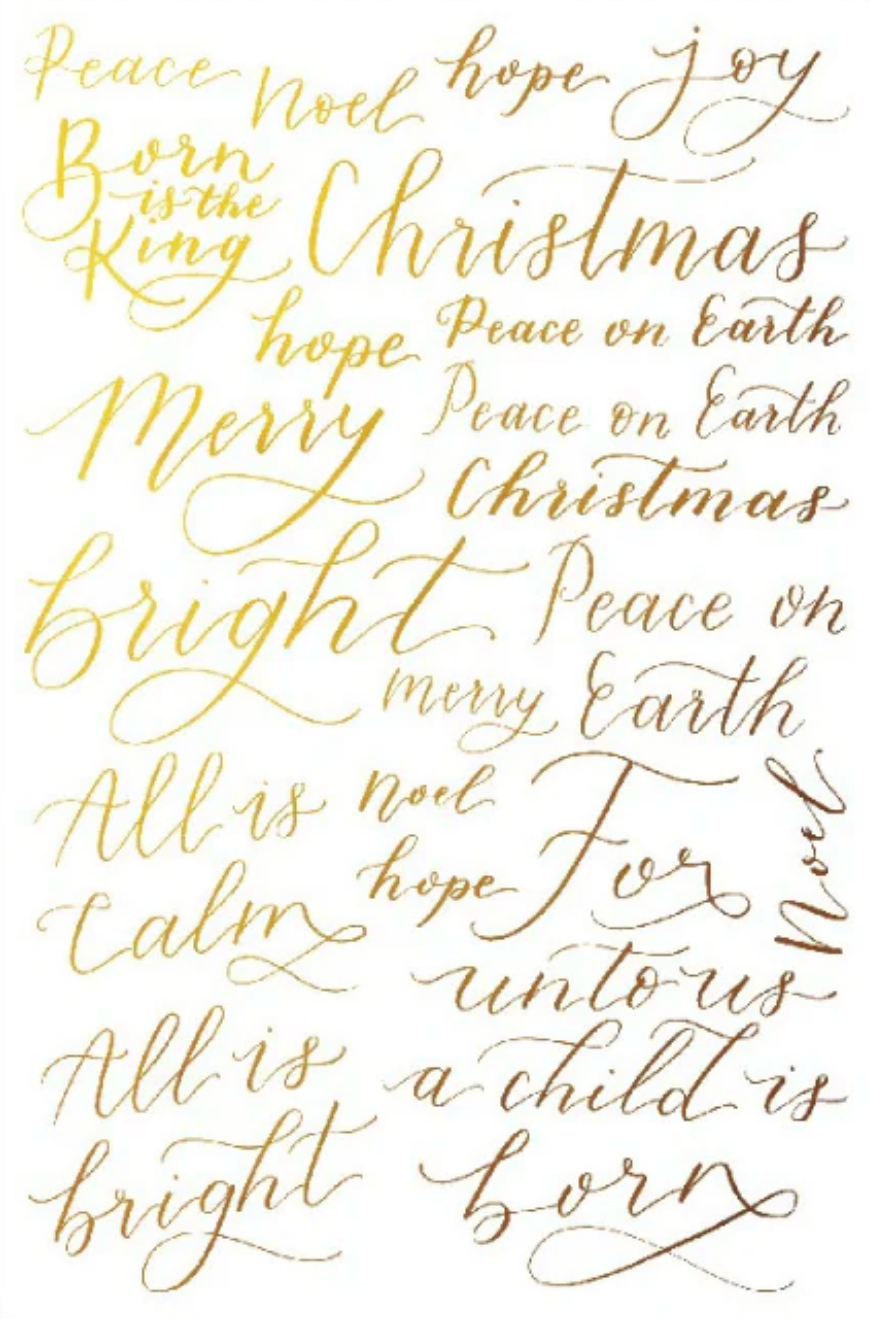 Tinsel IOD Foil Transfer 8x12 Pad by Iron Orchid Designs
