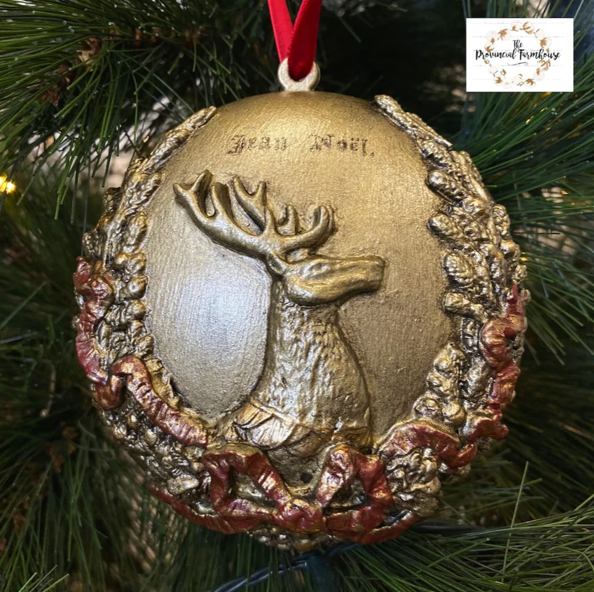 Santa's Sleigh 6x10 IOD Mould by Iron Orchid Designs
