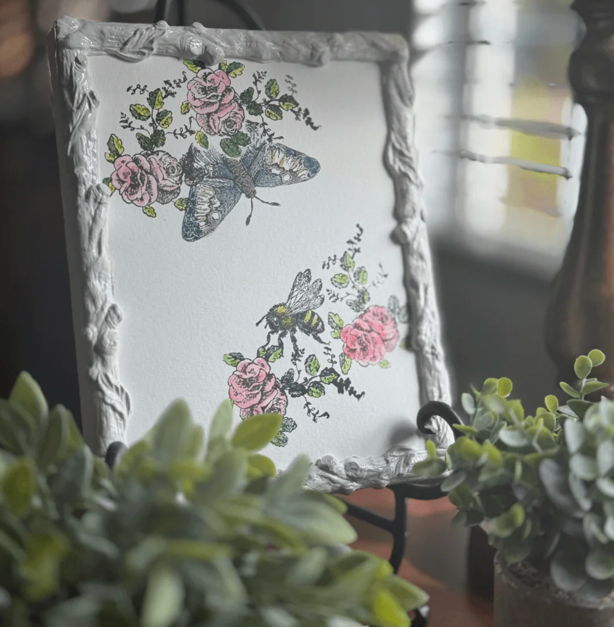 Charlotte 12x12 IOD Decor Stamp by Iron Orchid Designs