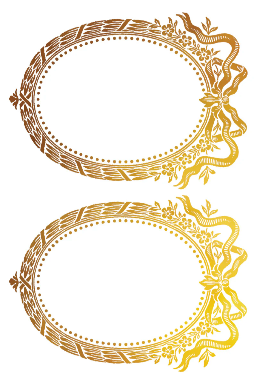 Petits Ornements IOD Foil Transfer 8x12 Pad by Iron Orchid Designs