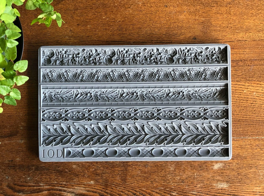 Trimmings 1 6x10 IOD Mould by Iron Orchid Designs