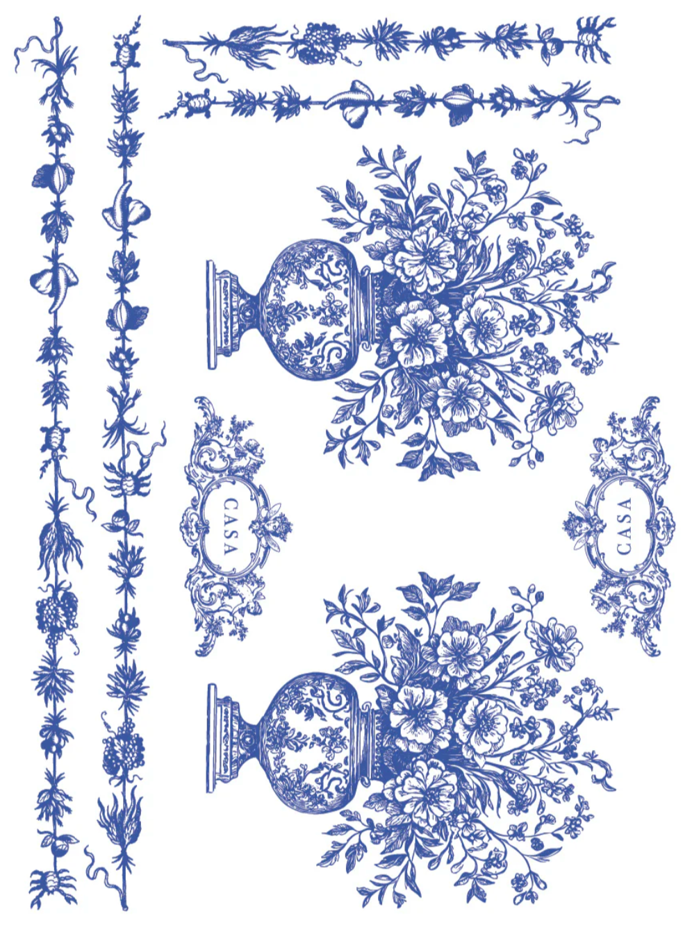 Portofino IOD Paint Inlay 12x16 Pad by Iron Orchid Designs