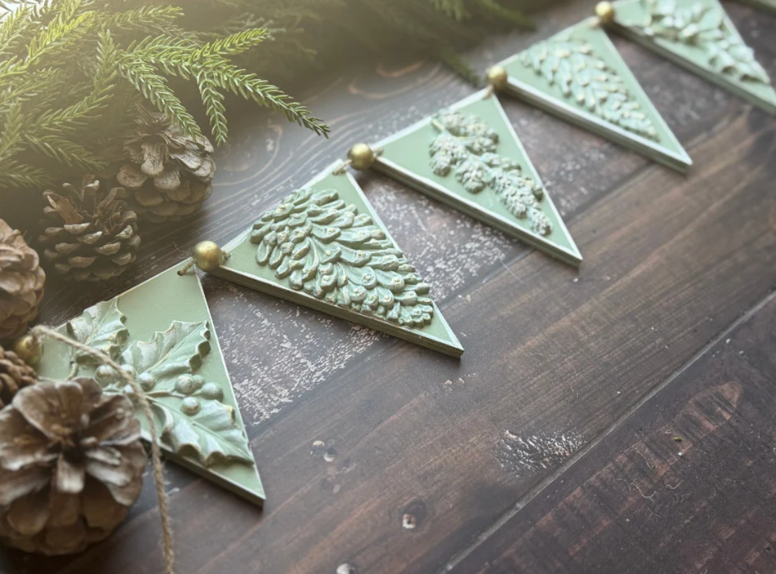Winter Forage 6x10 IOD Mould by Iron Orchid Designs