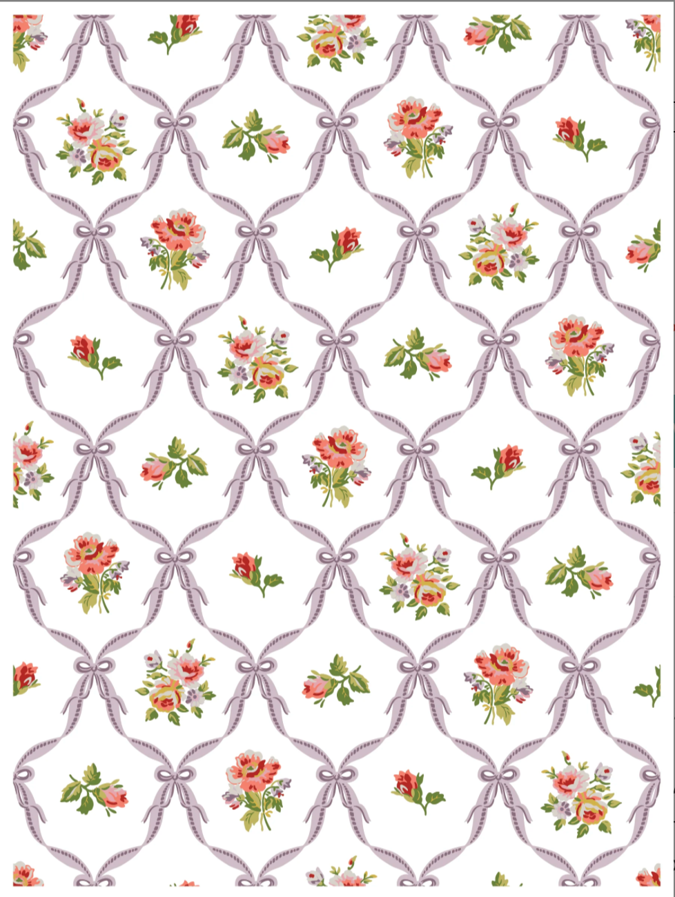 Ditsy Blooms IOD Paint Inlay 12x16 Pad by Iron Orchid Designs