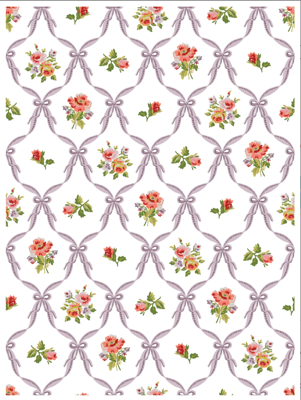 Ditsy Blooms IOD Paint Inlay 12x16 Pad by Iron Orchid Designs