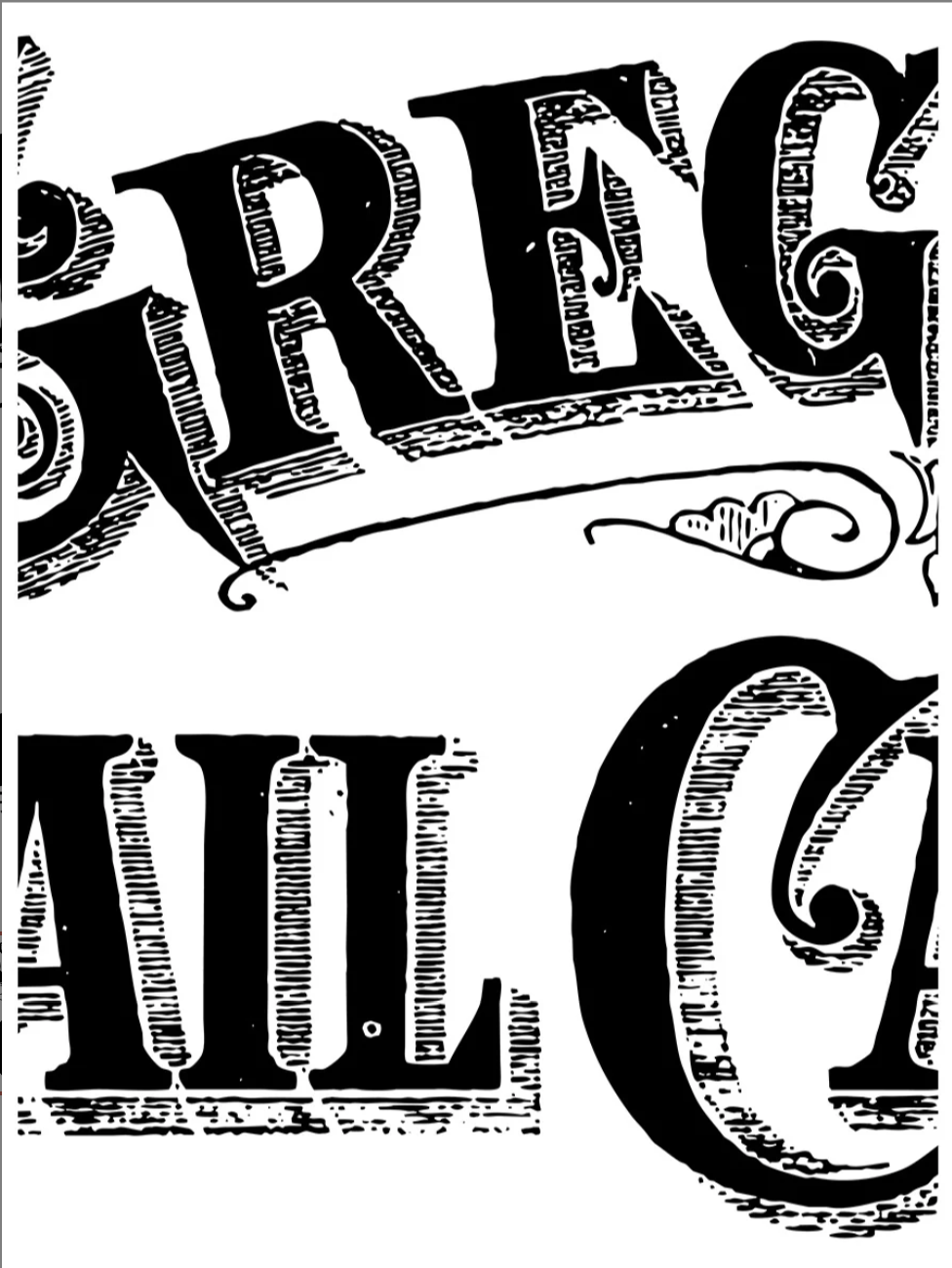 Gregory's Catalogue IOD Paint Inlay 12x16 Pad by Iron Orchid Designs (Retired!)