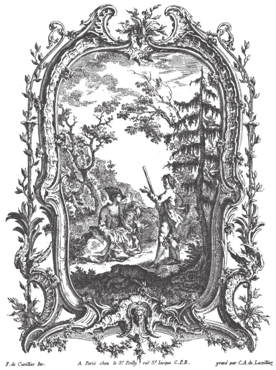 La Chasse IOD Paint Inlay 12x16 Pad by Iron Orchid Designs