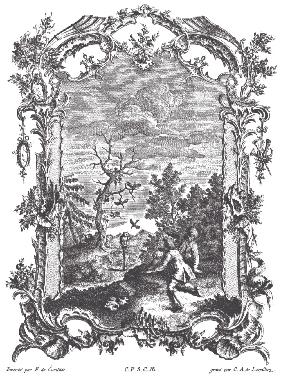 La Chasse IOD Paint Inlay 12x16 Pad by Iron Orchid Designs