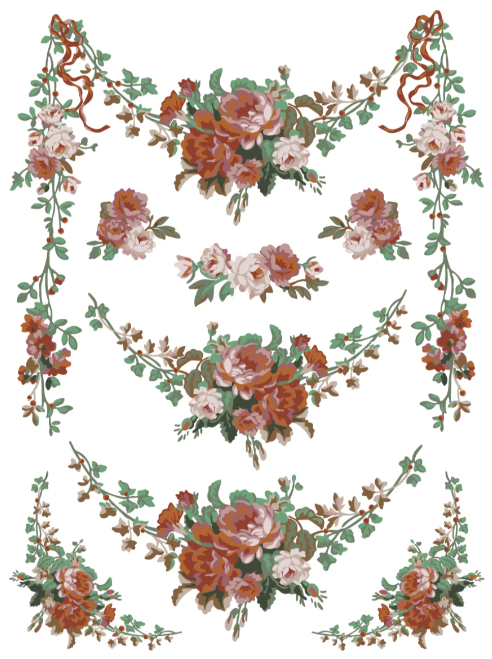 La Folie IOD Paint Inlay 12x16 Pad by Iron Orchid Designs