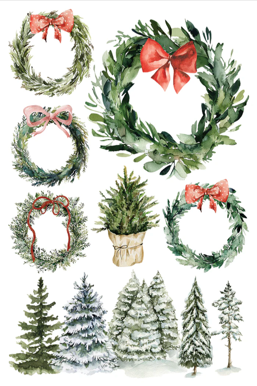 Partridge Lane IOD Transfer 8x12 Pad by Iron Orchid Designs