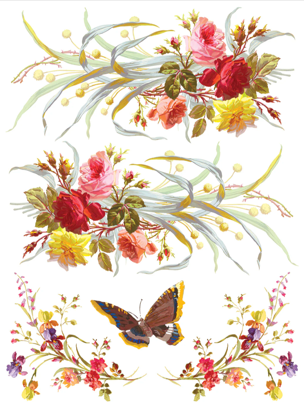 Saint Germain IOD Transfer 12x16 Pad by Iron Orchid Designs