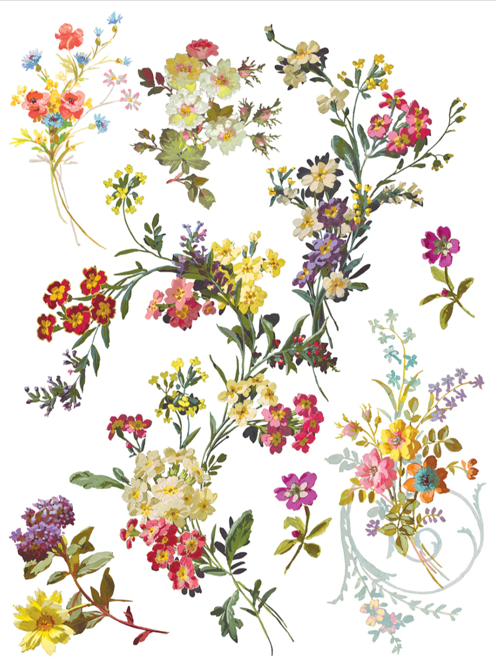 Saint Germain IOD Transfer 12x16 Pad by Iron Orchid Designs