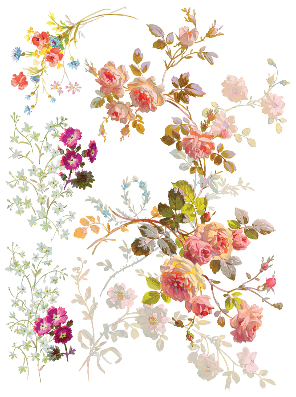 Saint Germain IOD Transfer 12x16 Pad by Iron Orchid Designs