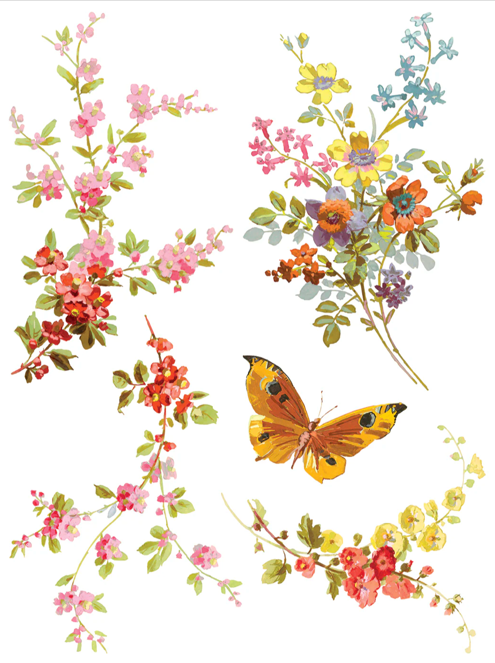 Saint Germain IOD Transfer 12x16 Pad by Iron Orchid Designs
