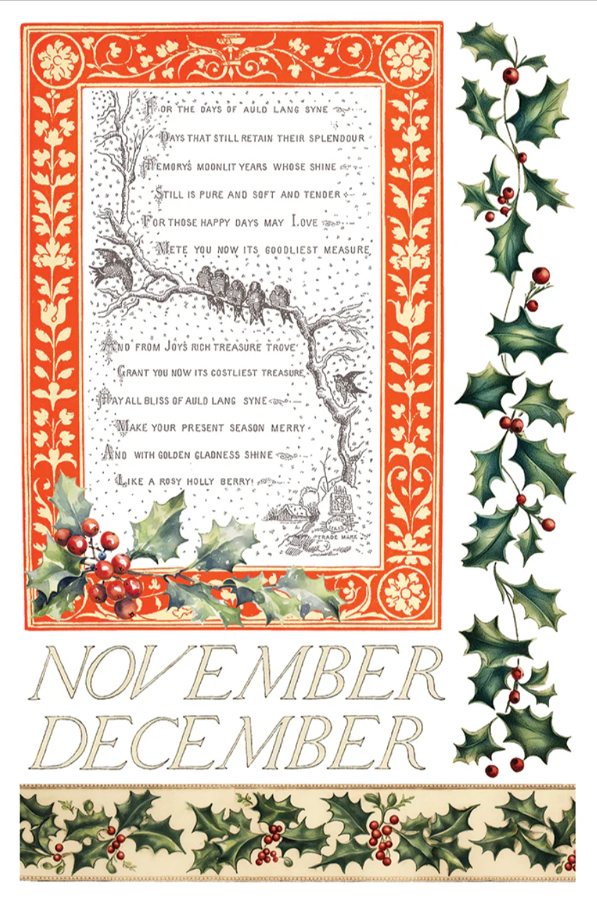 Santa's Hollow IOD Transfer 8x12 Pad by Iron Orchid Designs