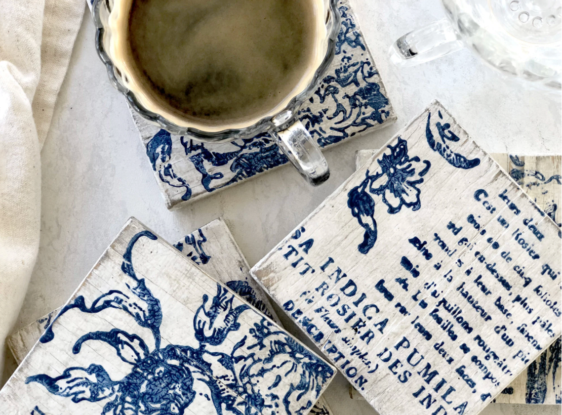 Rose Toile 12x12 IOD Decor Stamp by Iron Orchid Designs