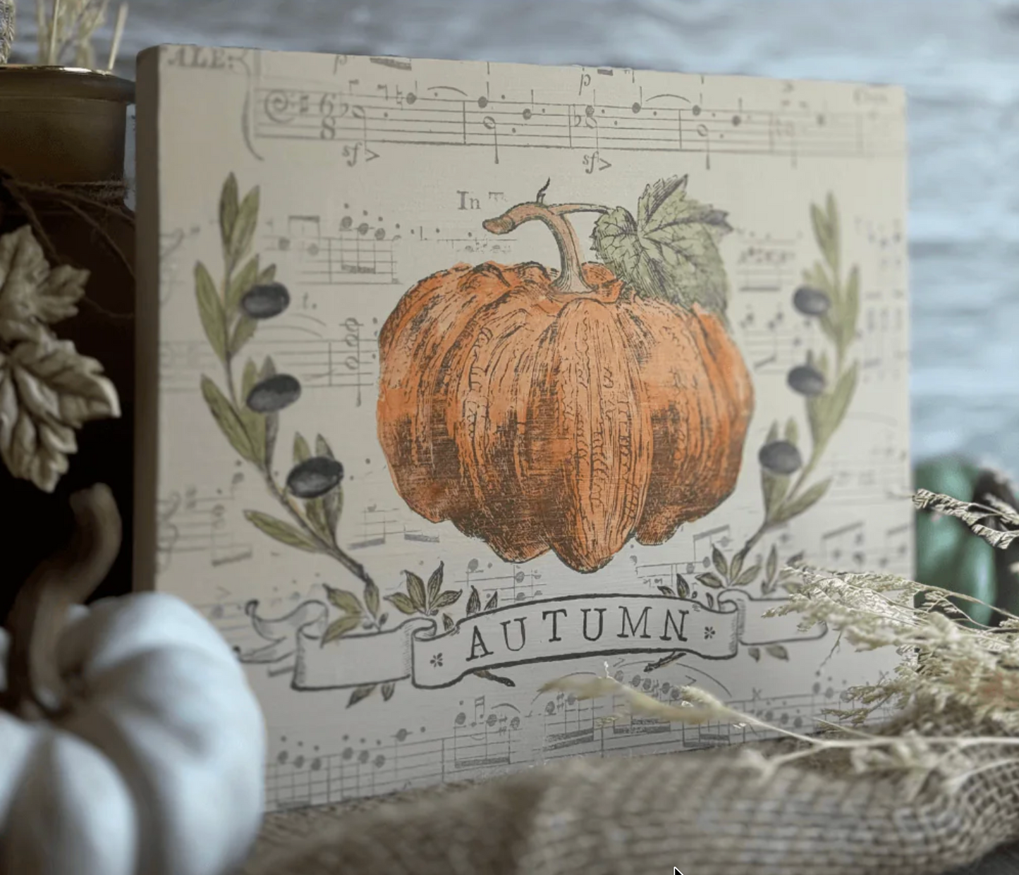 The Waltz 12x12 IOD Decor Stamp by Iron Orchid Designs