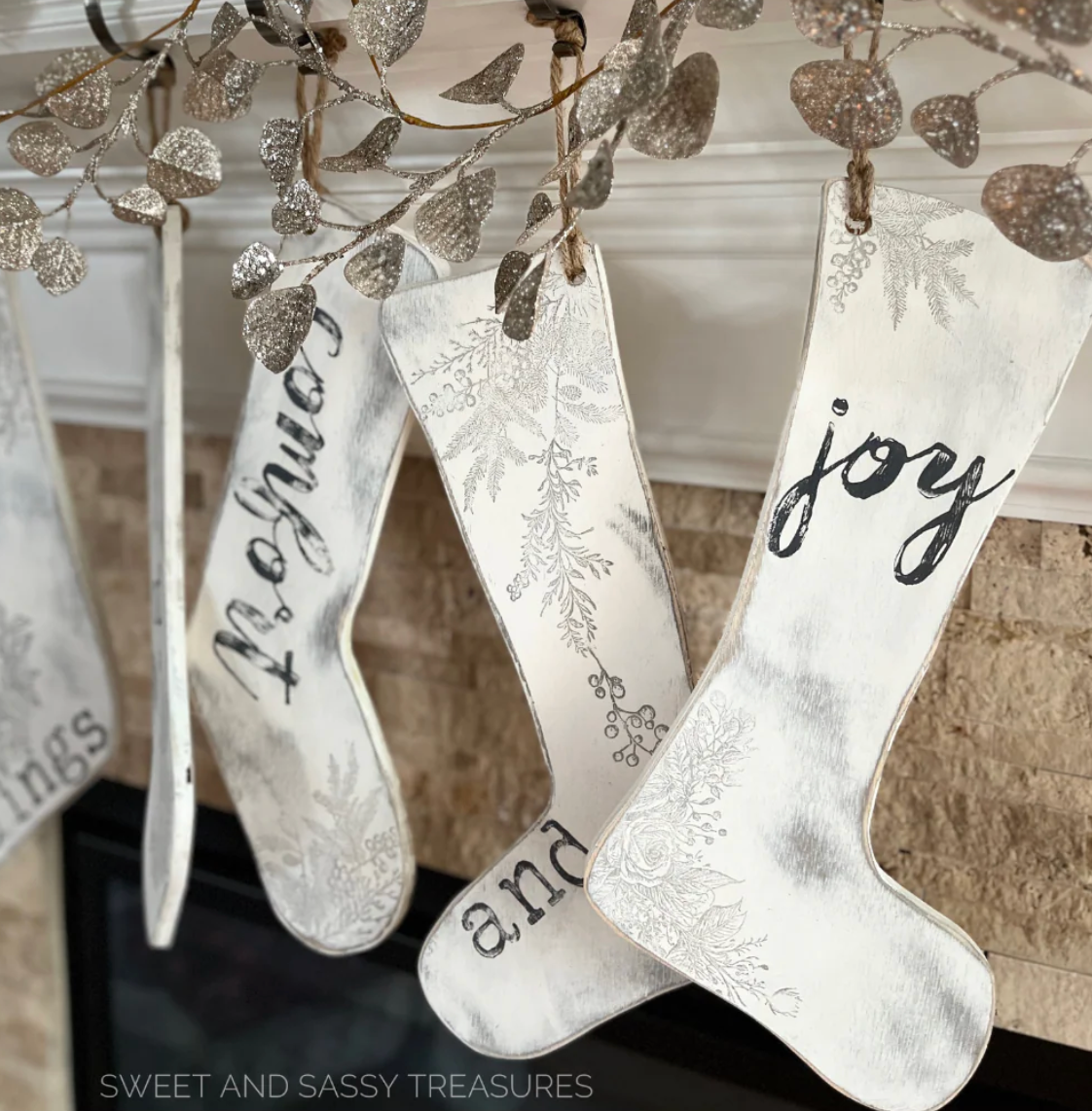 Winter Adornment 12x12 IOD Decor Stamp by Iron Orchid Designs (Retired!)