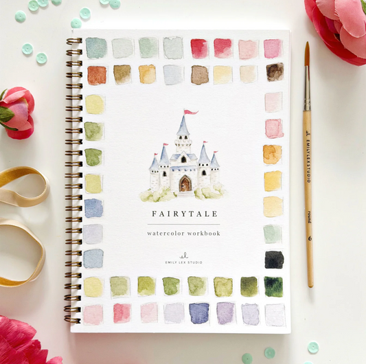 Fairytale Watercolor Workbook by Emily Lex Studio