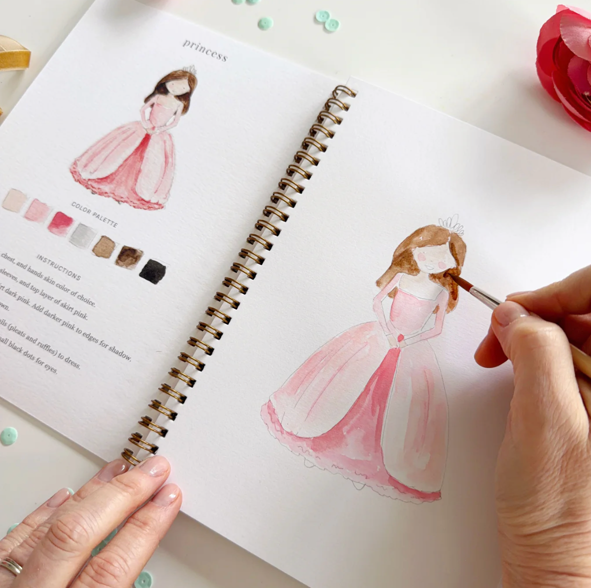 Fairytale Watercolor Workbook by Emily Lex Studio