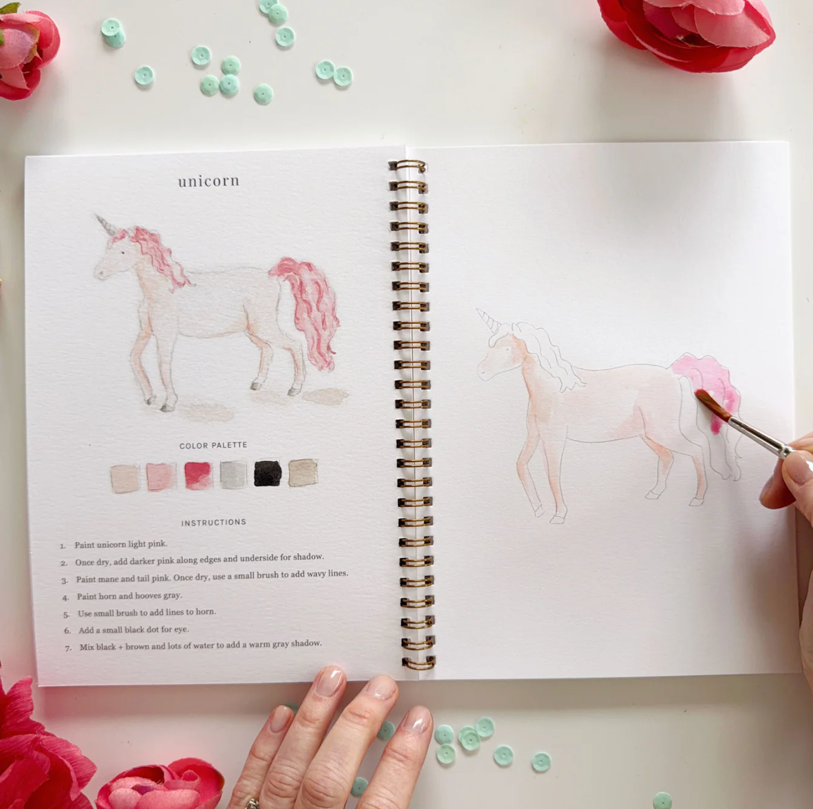 Fairytale Watercolor Workbook by Emily Lex Studio