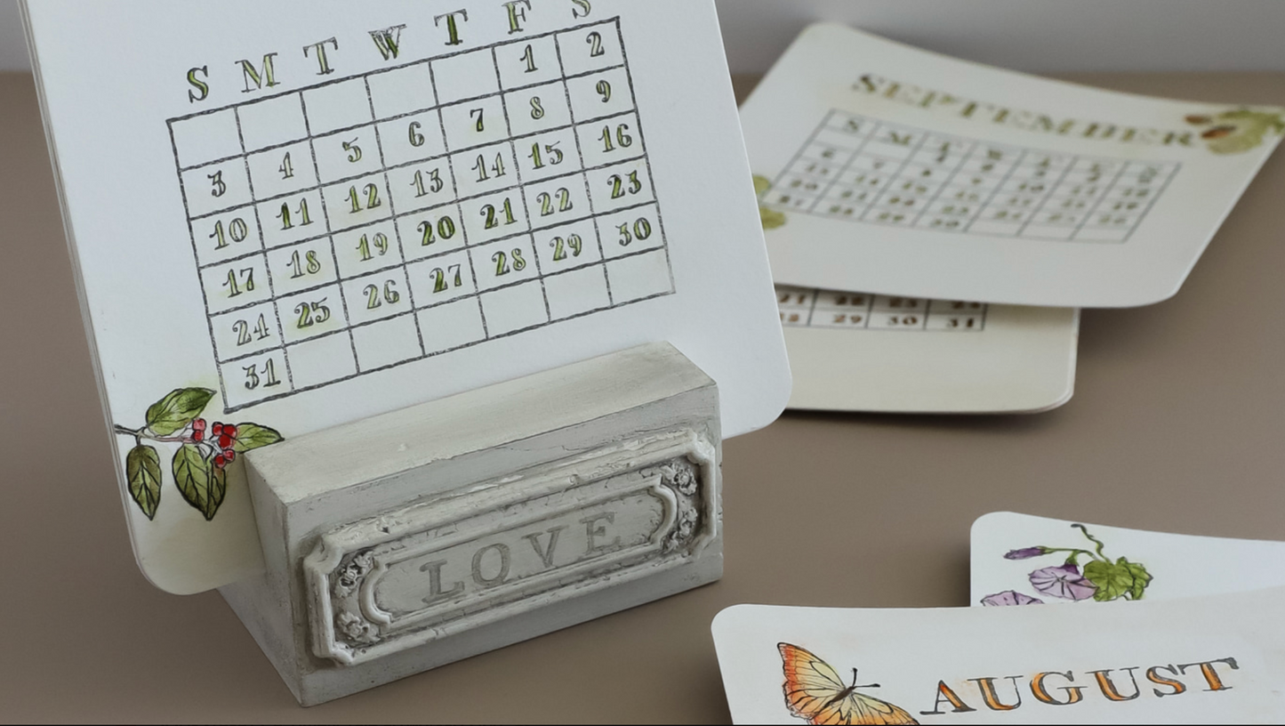 A Timely Tale 6x6 Decor Stamp Set by Iron Orchid Designs (NEW!)