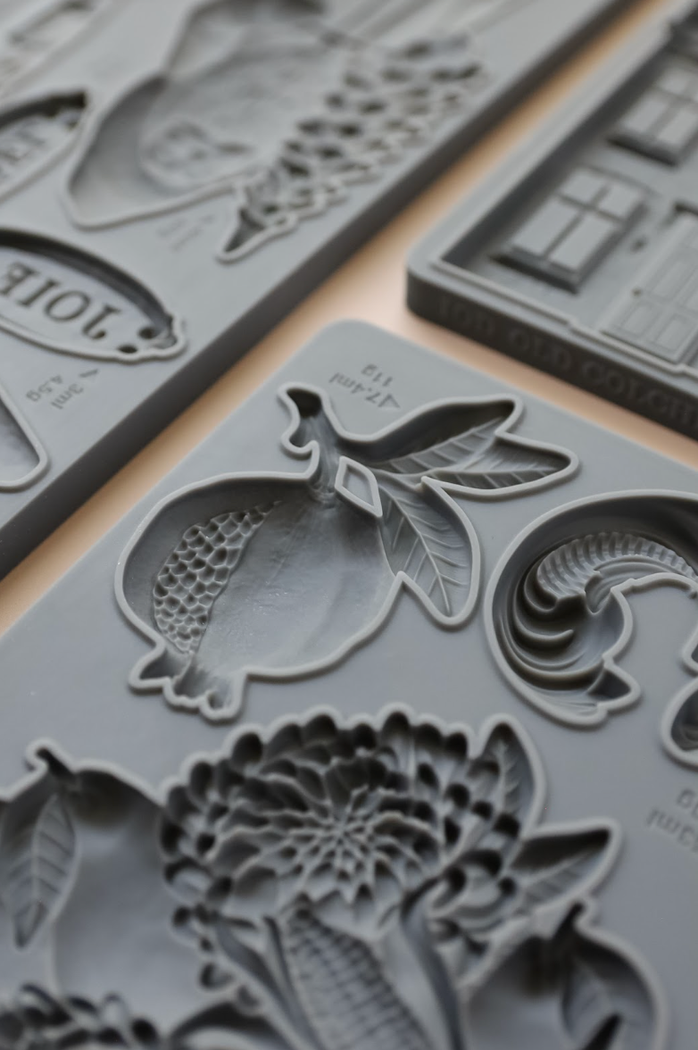 Cornucopias 6x10 IOD Mould by Iron Orchid Designs (NEW!)
