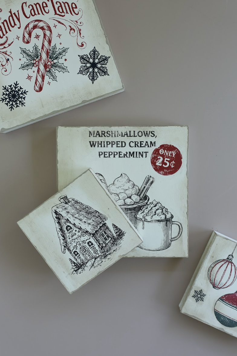 The North Pole Co. IOD Paint Inlay 8x12 Pad by Iron Orchid Designs (NEW!)